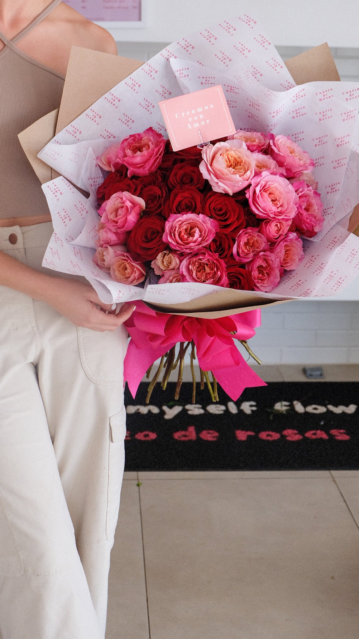 Ramo 25 Rosas Premium + 25 Rosas Inglesas