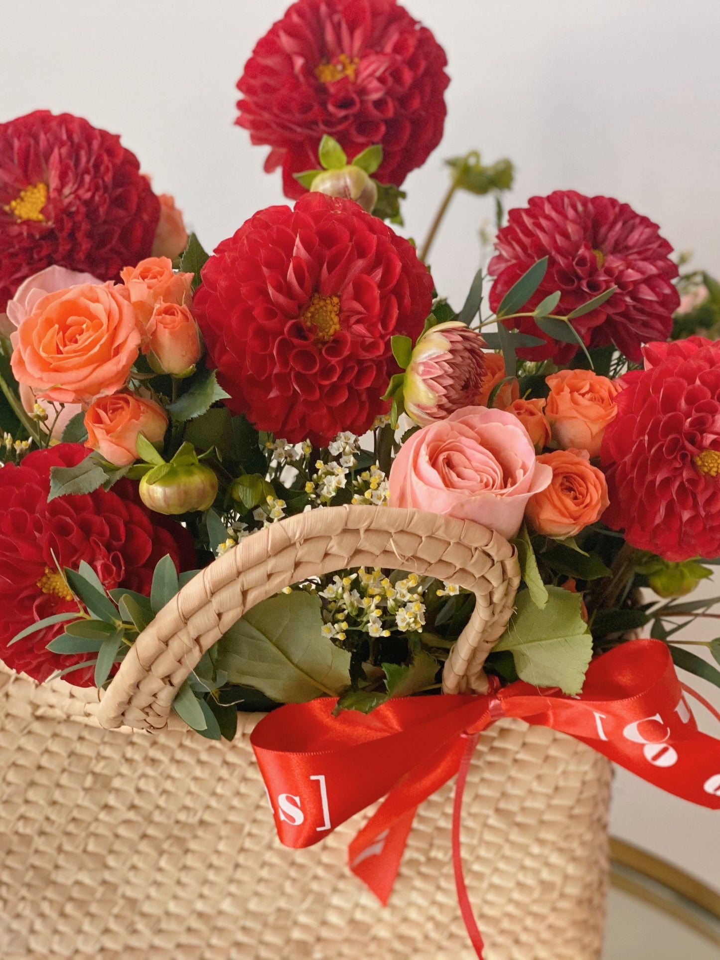 Bolsa con flores