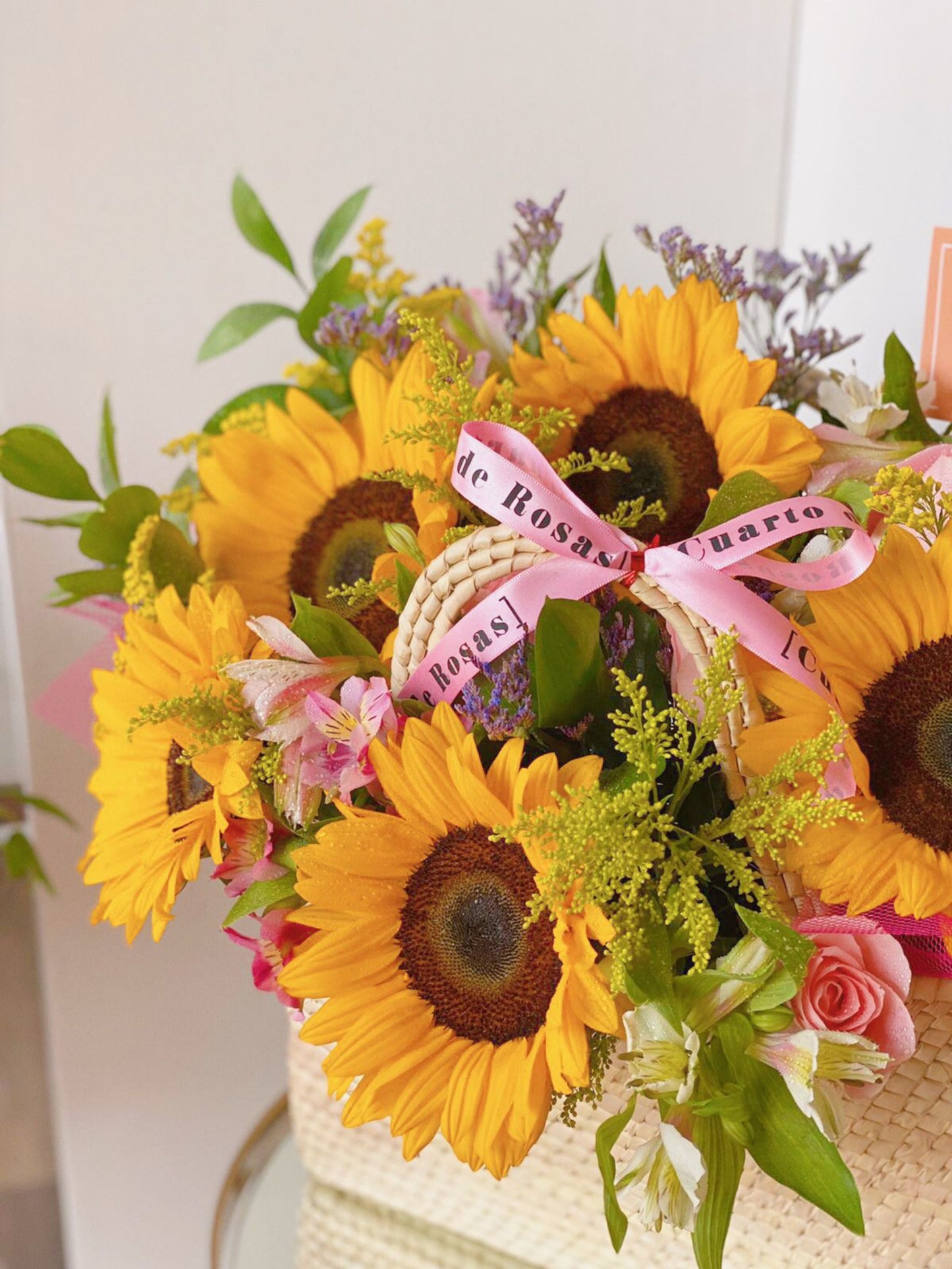 Bolsa con flores