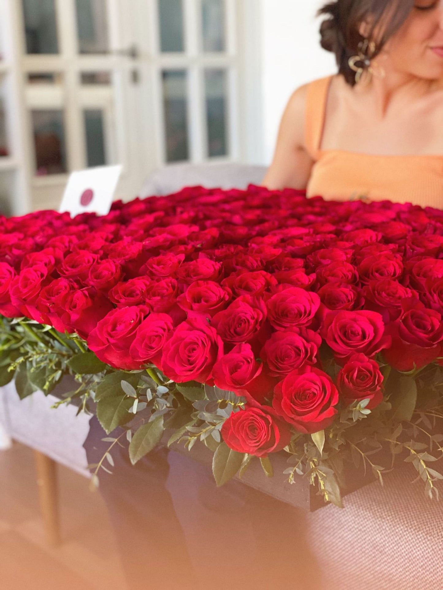 Caja cuadrada 200 Rosas