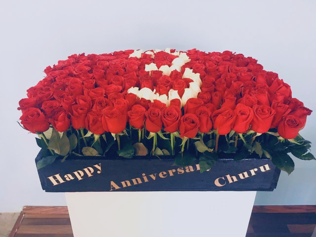 Caja cuadrada 365 Rosas