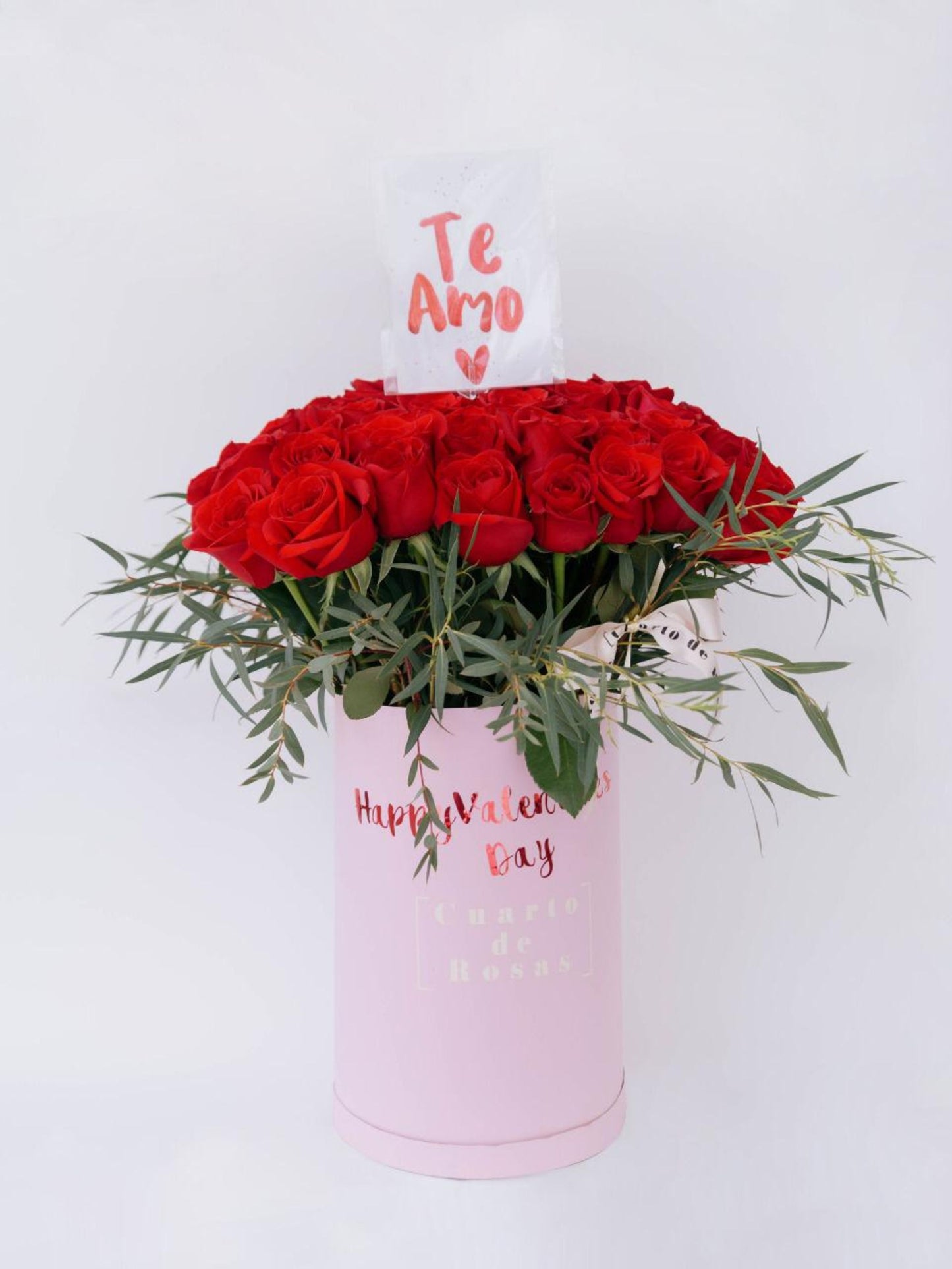 Cilindro Clásico 50 rosas