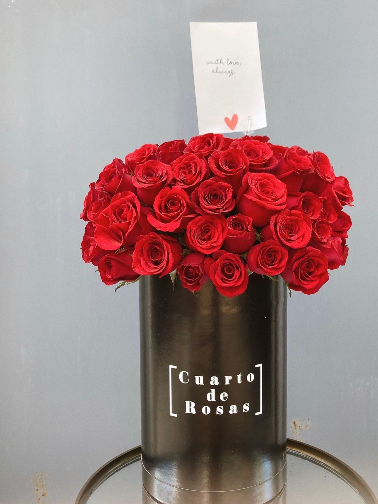 Cilindro Esfera de Rosas
