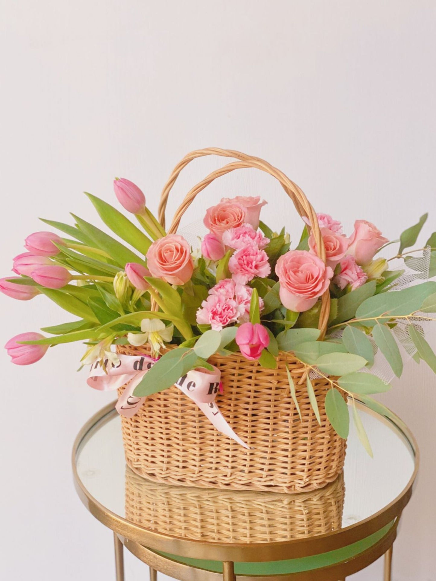 Canasta Tulipanes