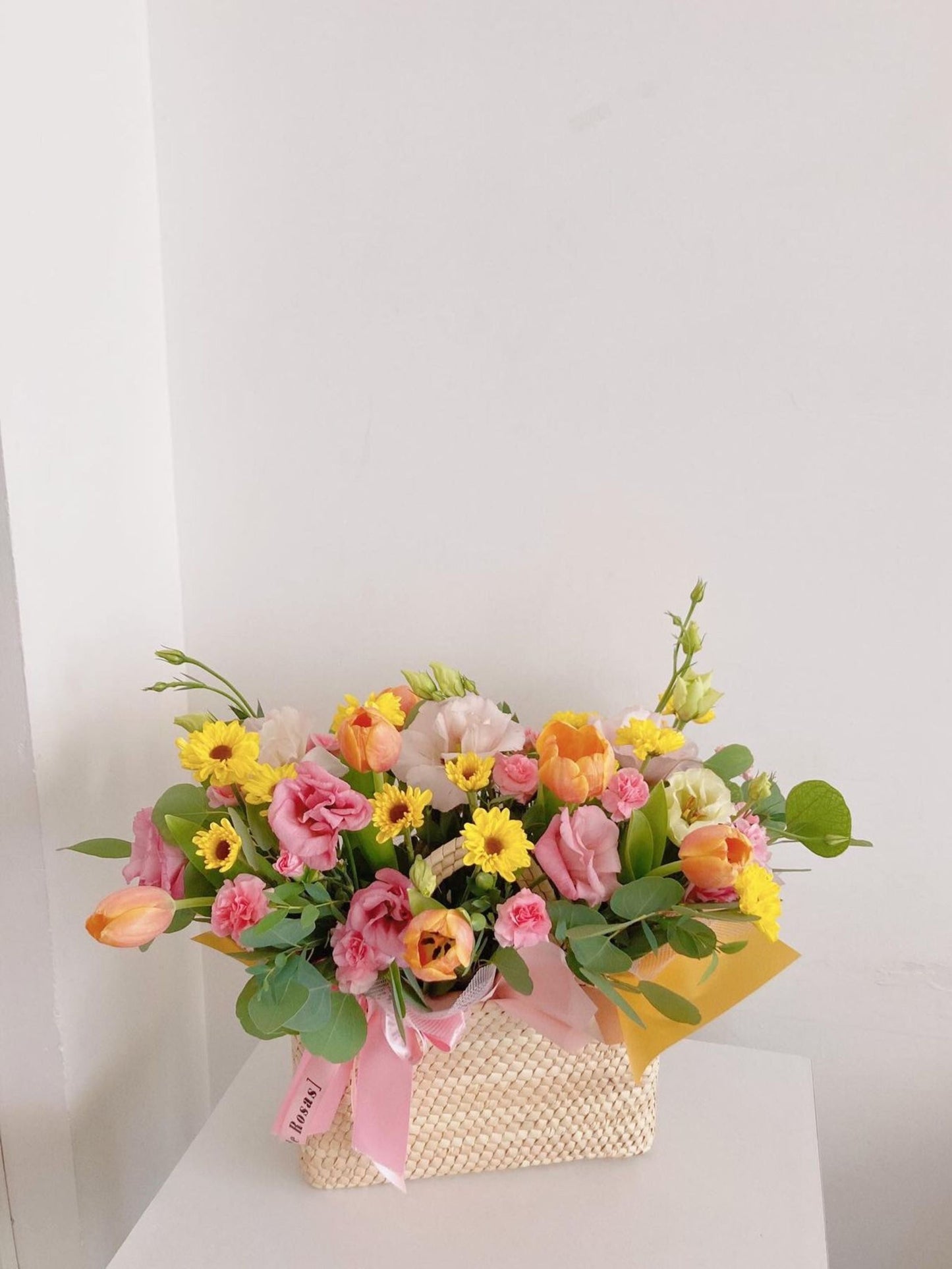 Bolsa con flores